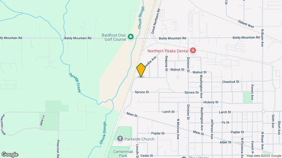 1719 Sequoia St Map and Location Details