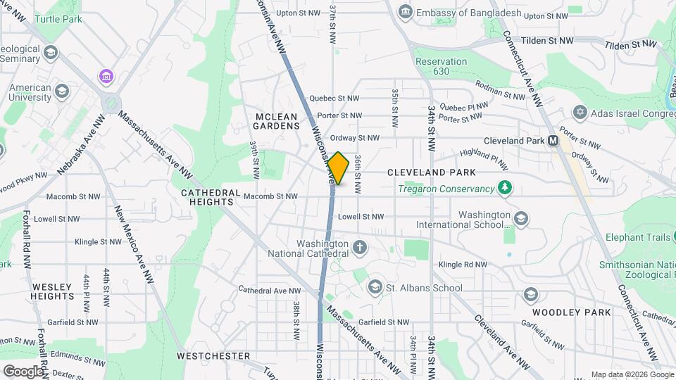 3315 Wisconsin Ave Map and Location Details