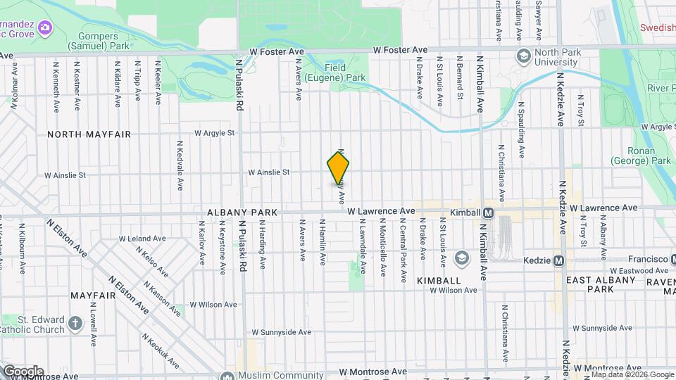 4834 N Ridgeway Ave Map and Location Details