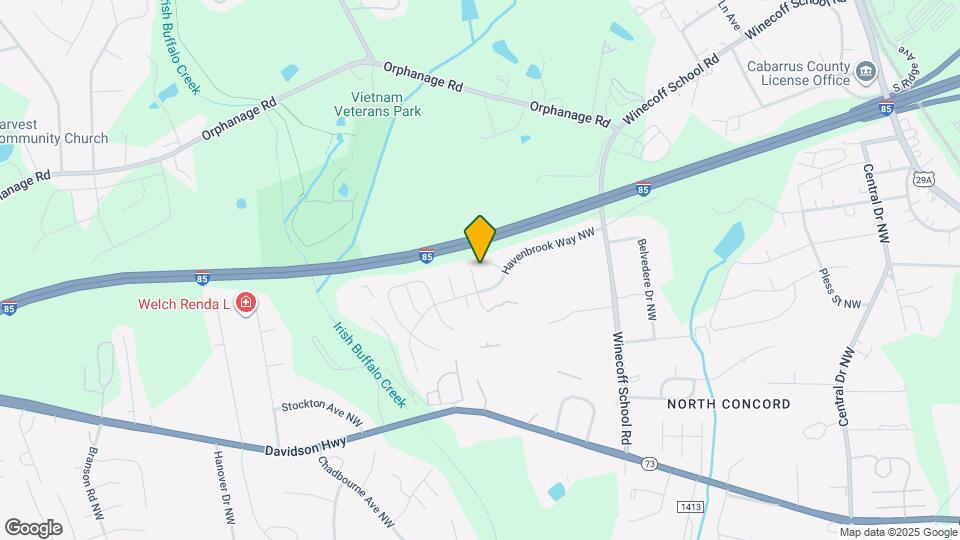 1424 Jabbok Pl NW Map and Location Details