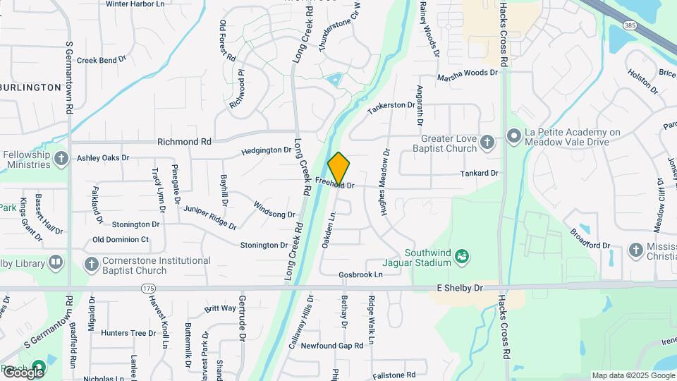 4456 Oakden Ln. Map and Location Details