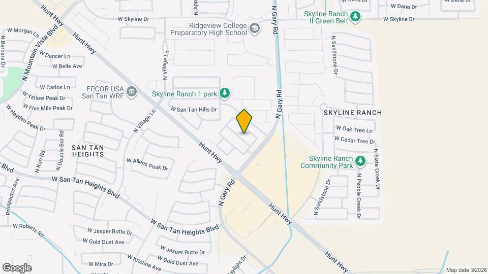 1780 W Desert Mountain Dr Map and Location Details