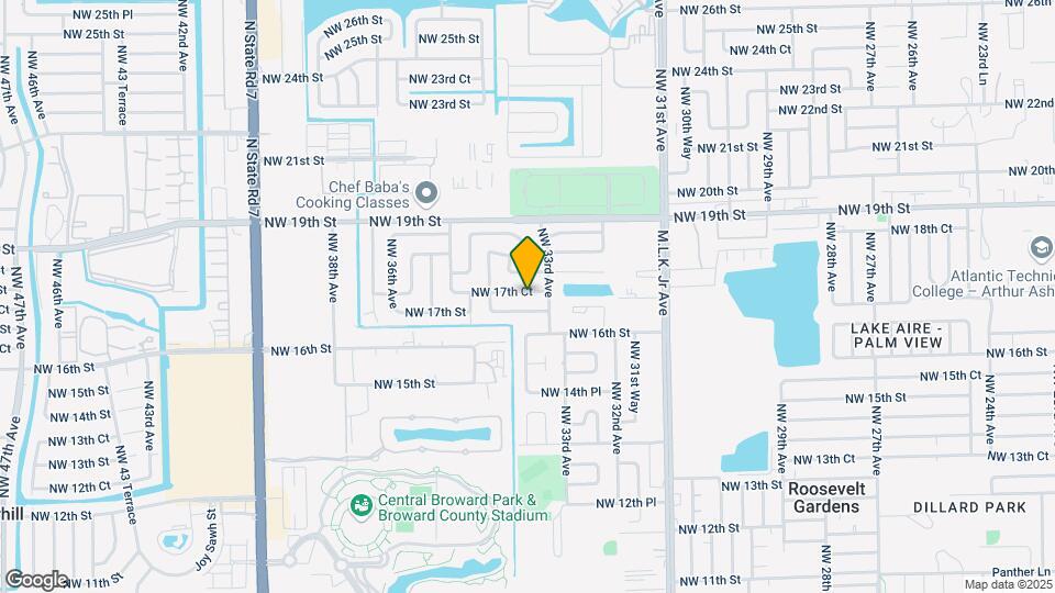 3330 NW 17th Ct Map and Location Details