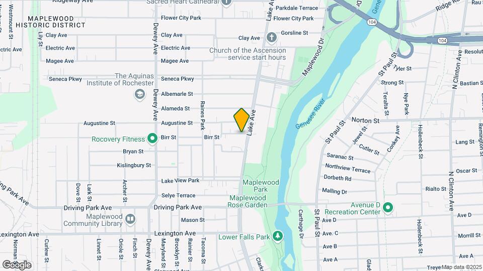 1059 Lake Ave Map and Location Details
