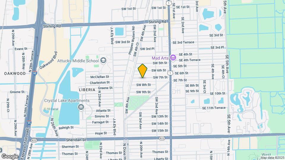 247 SW 7th St Map and Location Details