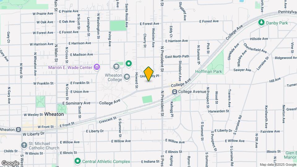 863 College Ave Map and Location Details