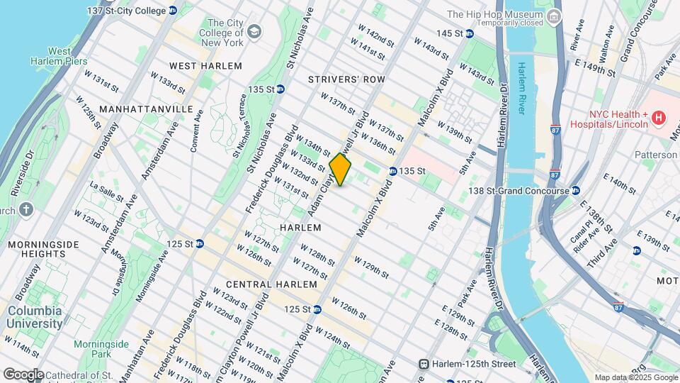 155 W 132nd St Map and Location Details