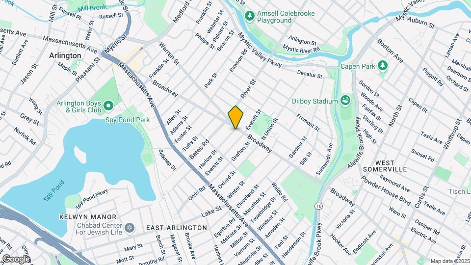 132 Broadway, Unit 1 Map and Location Details