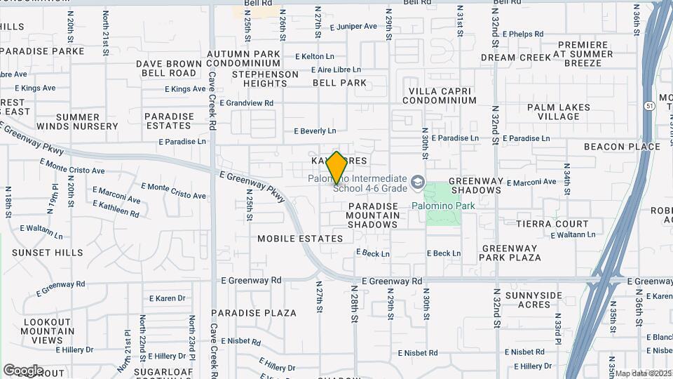 2721 E Marconi Ave Map and Location Details