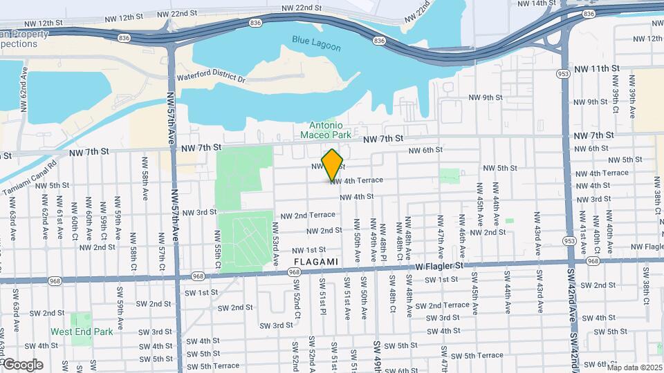 5120 NW 4th Terrace Map and Location Details