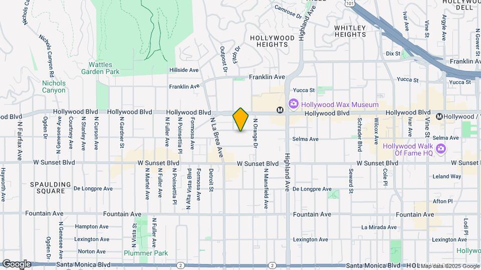 7036 Hawthorn Ave Mapa y Detalles de la Ubicación