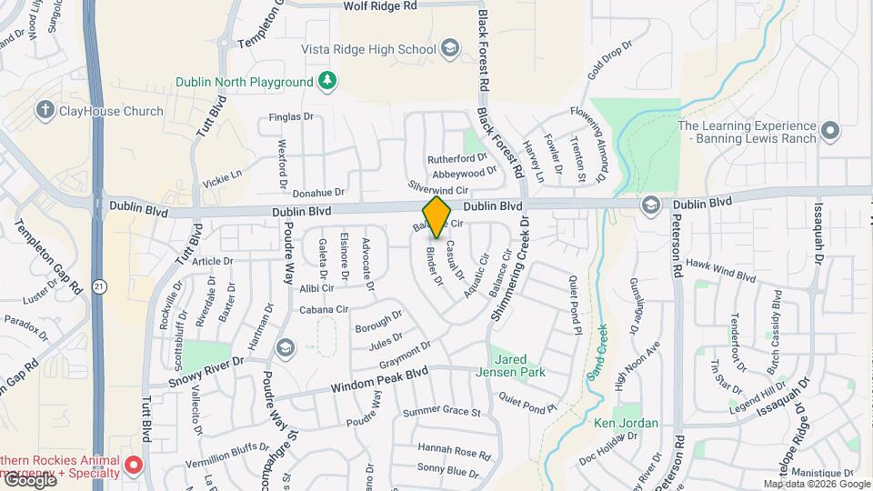 6431 Binder Dr Map and Location Details