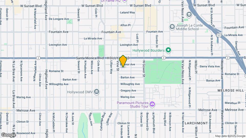 6137 Romaine St Map and Location Details