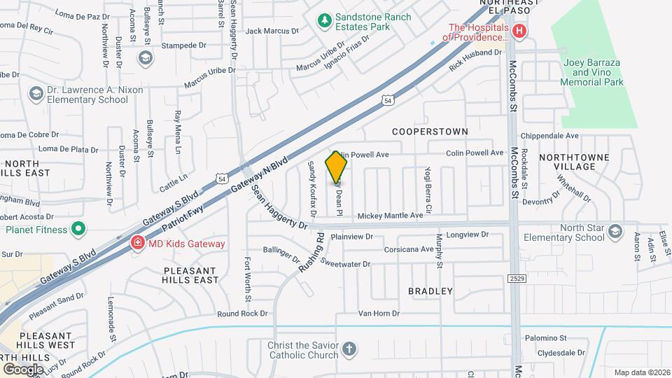 10937 Dizzy Dean Pl Map and Location Details