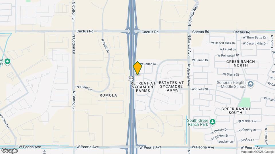 16663 W Sierra St Mapa y Detalles de la Ubicación