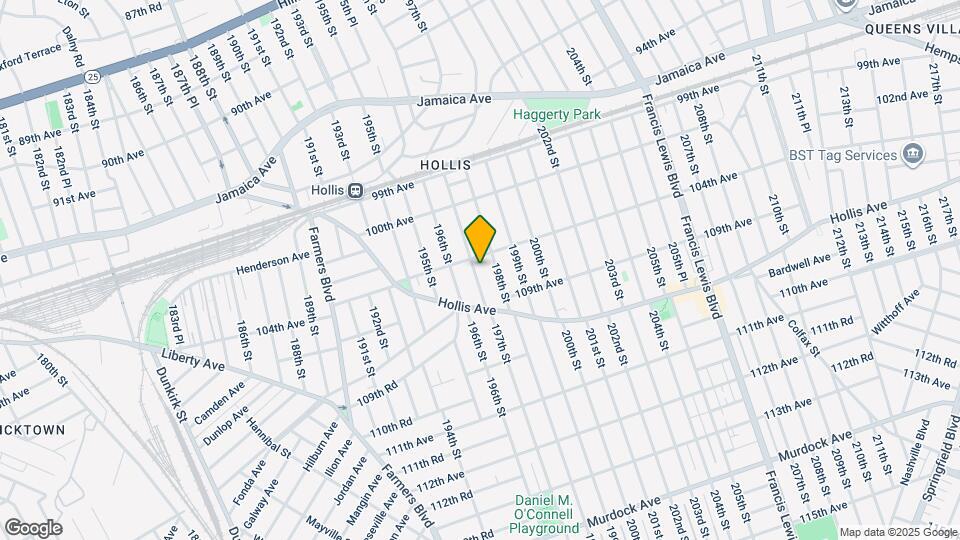 104-11 197th St Map and Location Details