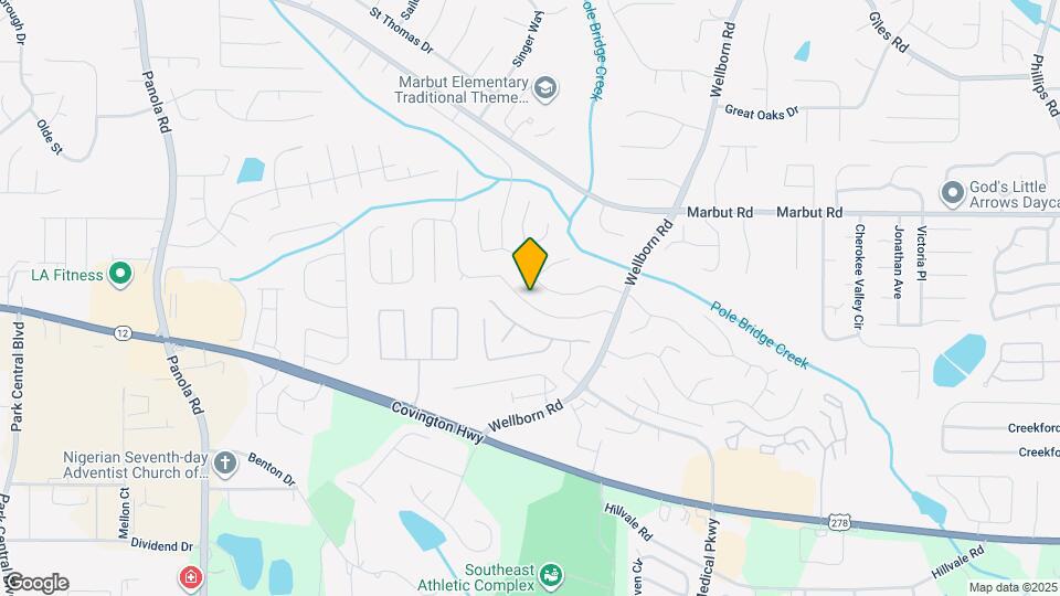 5742 Wellborn Creek Dr Map and Location Details