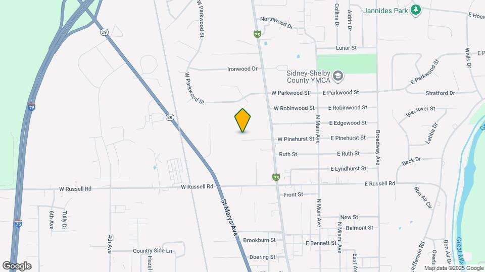 276 W Pinehurst St Map and Location Details