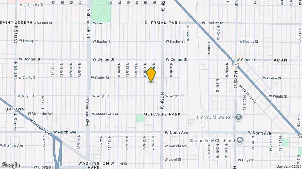 2551-2553-2553 N 36th St Map and Location Details