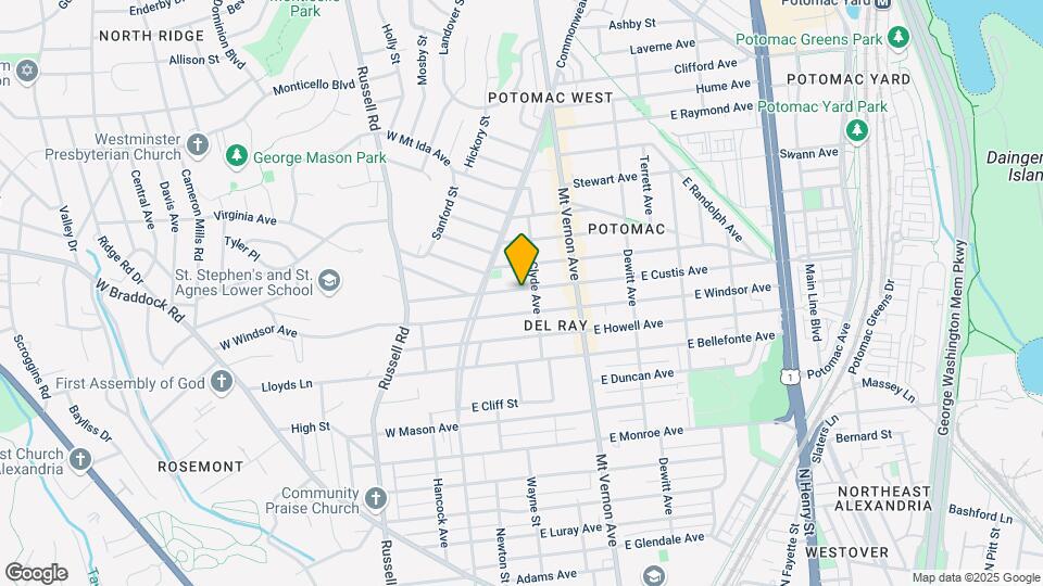 15 E Custis Ave Map and Location Details