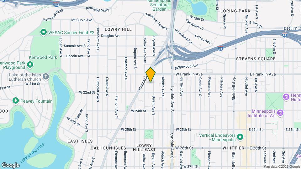 2100 Bryant Ave S Mapa y Detalles de la Ubicación