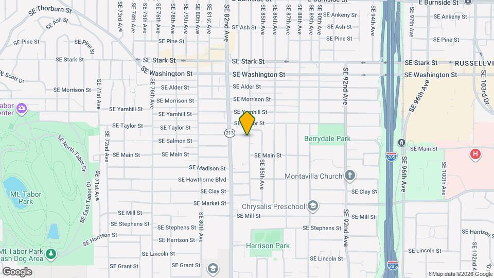 8334 SE Taylor Ct Mapa y Detalles de la Ubicación