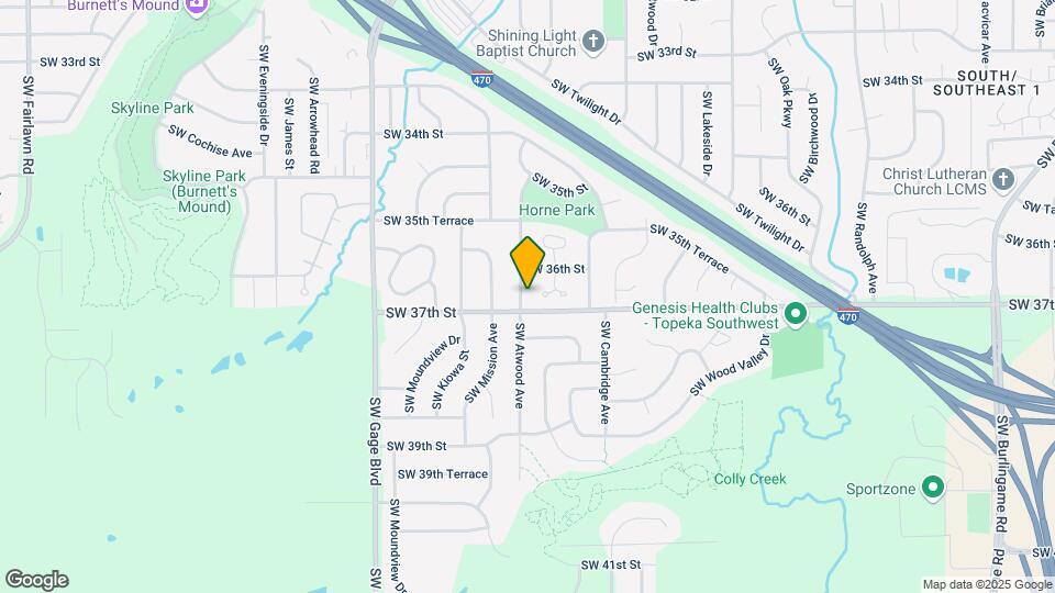 3614 SW Atwood Ave Map and Location Details