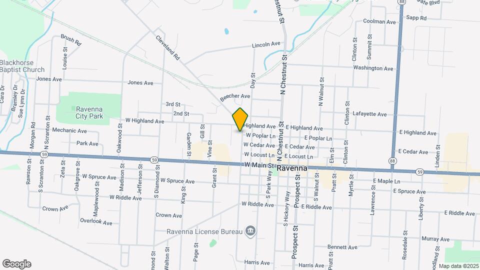 153 N Sycamore St Map and Location Details