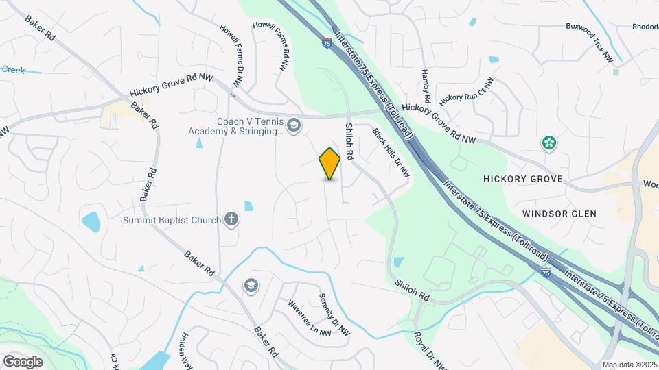 4166 Glenaire Way NW Map and Location Details