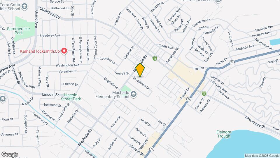 661 Woodcrest Dr Map and Location Details