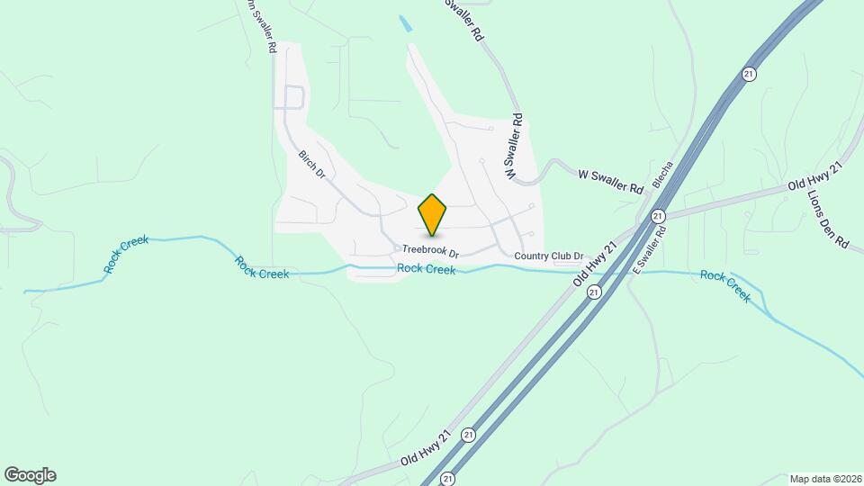 3869 Treebrook Dr Map and Location Details