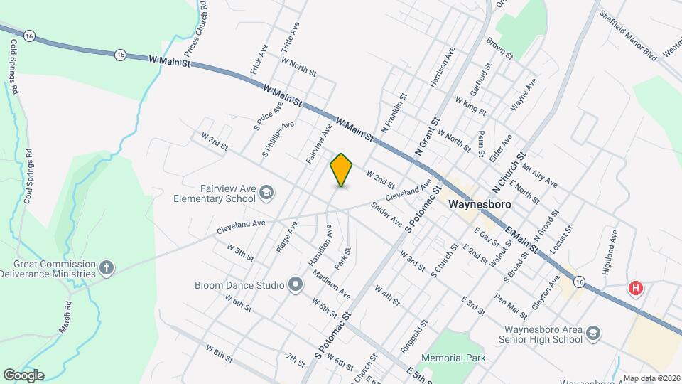 135 Hamilton Ave, Unit 135 Map and Location Details