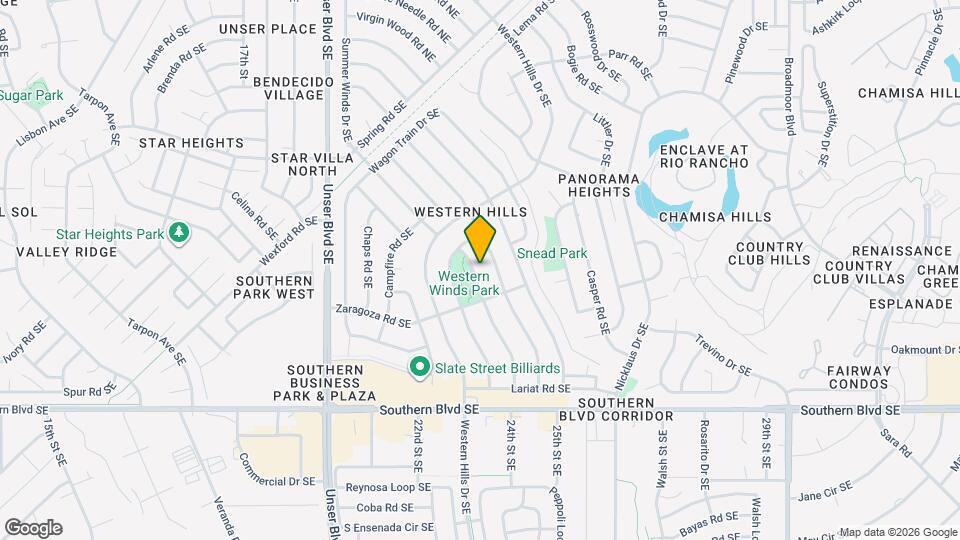 708 Buckboard Rd SE Map and Location Details