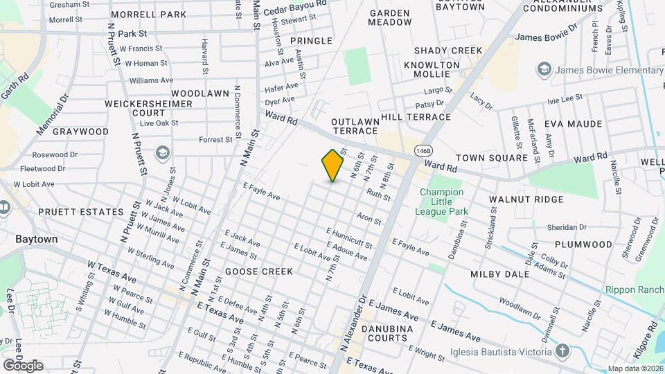 500 Alford St Map and Location Details