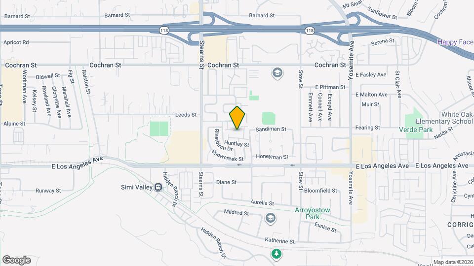 5368 Rainwood St Map and Location Details