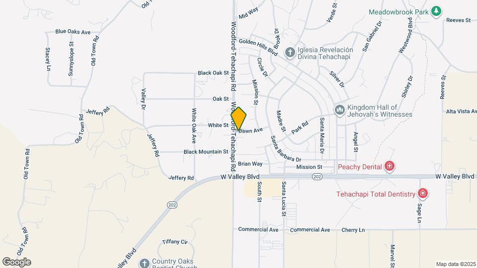 21140 Woodford-Tehachapi Rd Map and Location Details