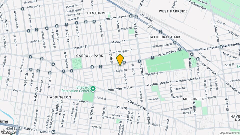 660 N Yewdall St Map and Location Details