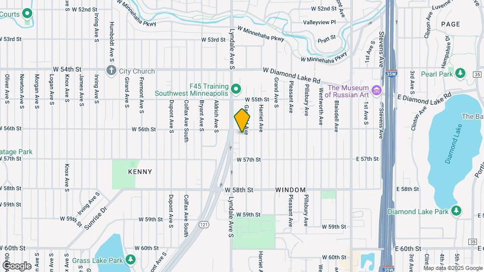 5608 Garfield Ave Map and Location Details