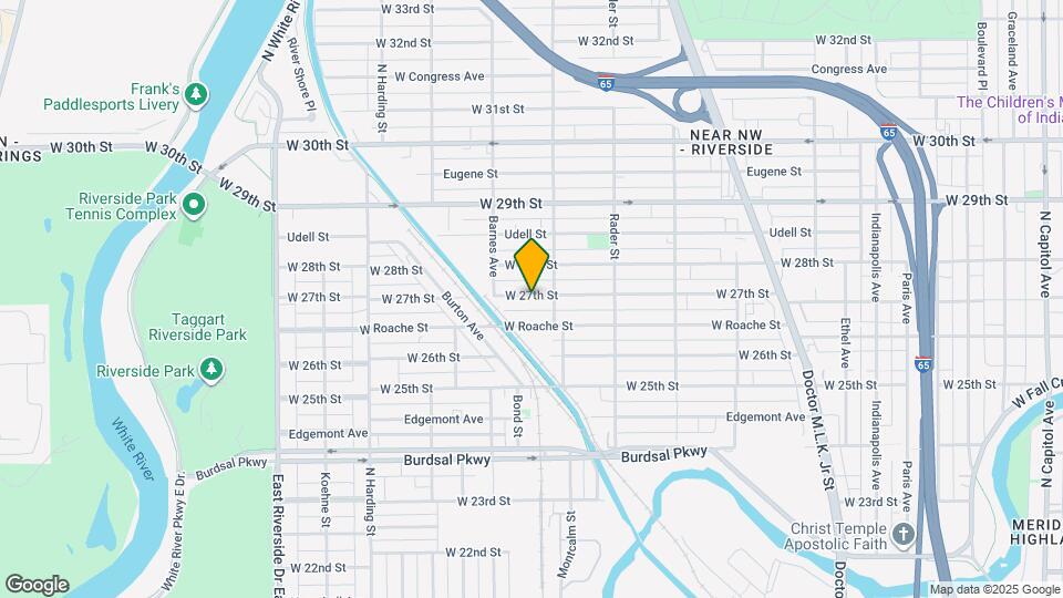 1129 W 27th St Map and Location Details