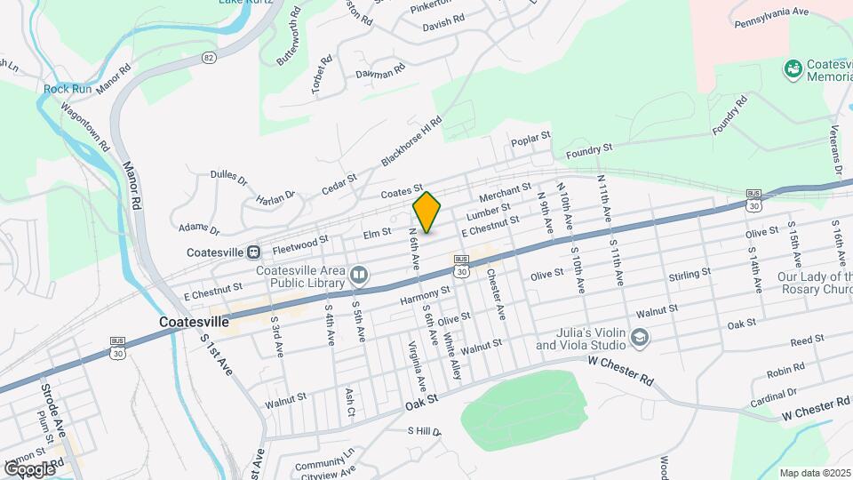 617 E Chestnut St Map and Location Details