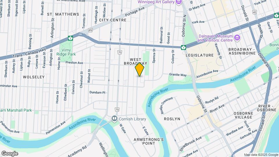 129 Langside St Map and Location Details