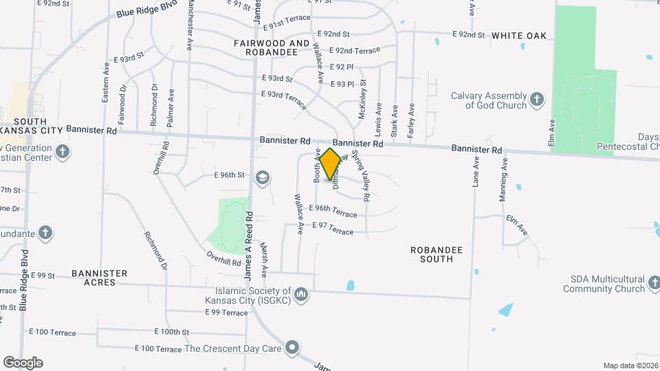 9608 Ditman Way Map and Location Details