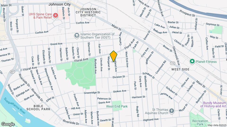 45 Cleveland Ave Map and Location Details