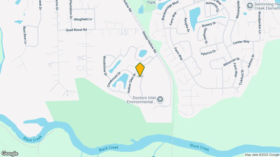 1823 Hollow Glen Dr Map and Location Details