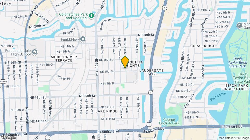 1749 NE 15th St Map and Location Details