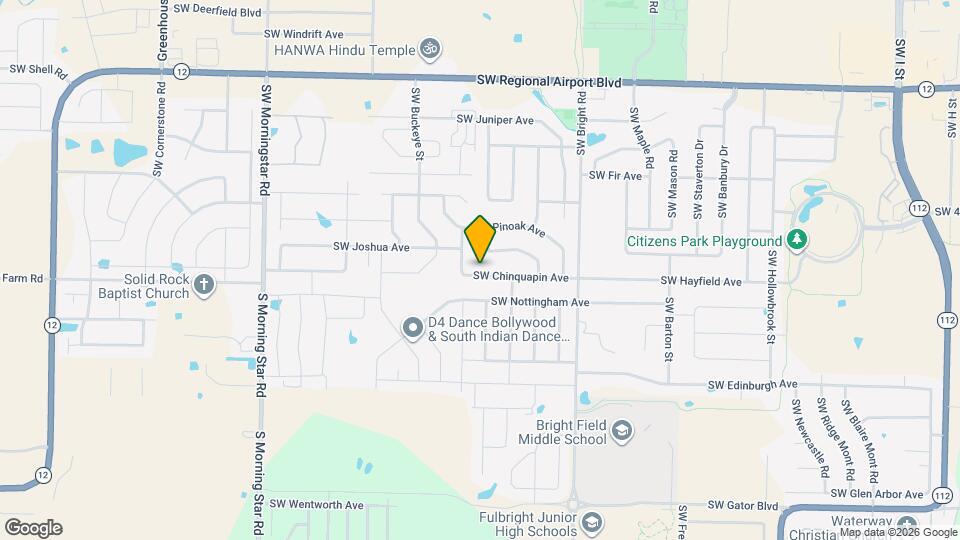2308 SW Chinquapin Ave Map and Location Details