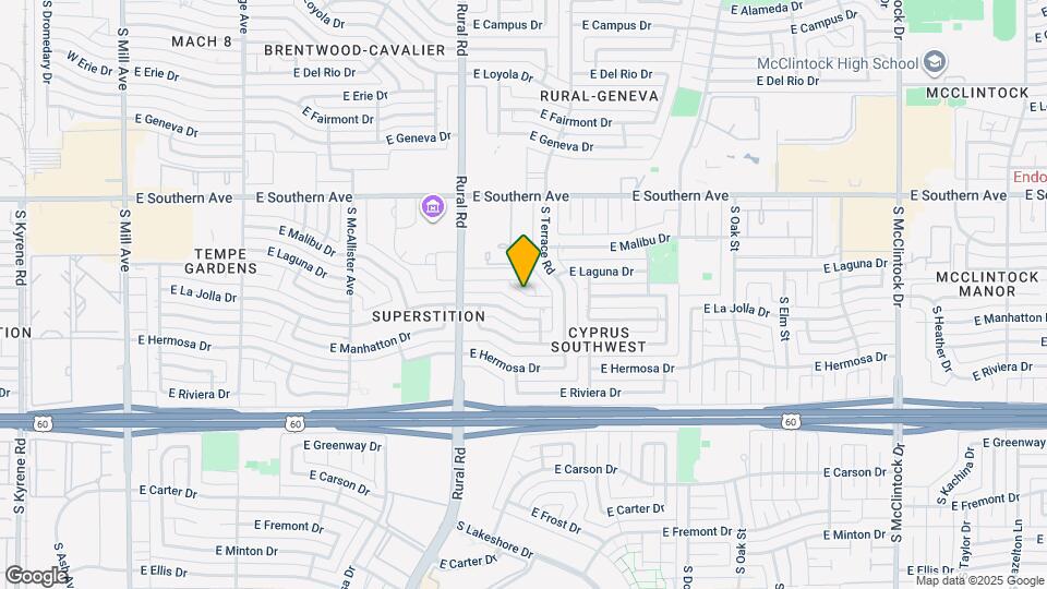 1025 W Laguna Dr Map and Location Details