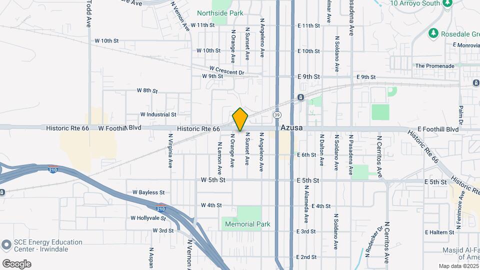 428 W Foothill Blvd Map and Location Details