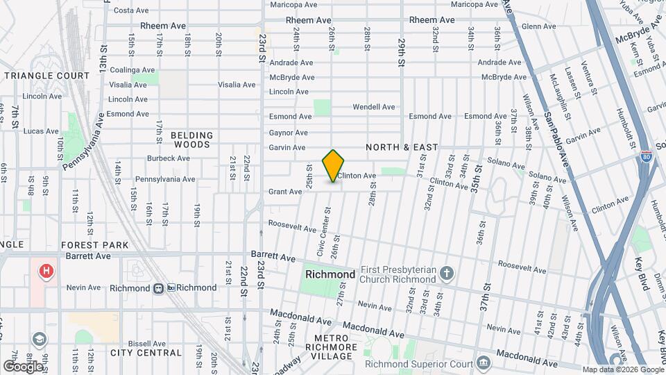 2565 Grant Ave Mapa y Detalles de la Ubicación