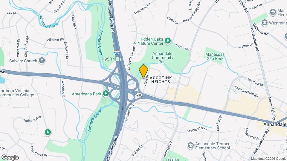 4016 Hirst Dr Map and Location Details